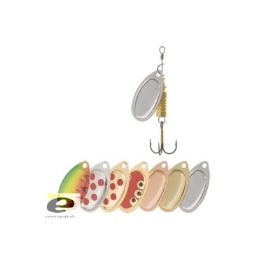 Lingura rotativa EnergoTeam Wizard Classic nr. 1, culoare Silver/Red Dot foto