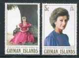 Insulele Cayman 1988 - Vizita regala, regalitate britanica, serie neuzata