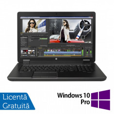 Laptop Hp Zbook 17 G2, Intel Core i7-4910MQ 2.90GHz, 32GB DDR3, 256GB SSD, DVD-RW, Display LED, 17 Inch + Windows 10 Pro foto