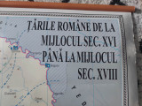 Harta veche 2005-1/1,5 m,Tarile Romane de la mijlocul sec.XVI mijlocul sec.XVIII