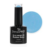 Cumpara ieftin Shimmer Rubber Base SensoPRO Milano - #22 Blueberry Ice, 10ml