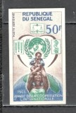 Senegal.1965 Posta aeriana-Anul international al cooperarii nedantelat MS.64, Nestampilat