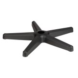 Baza scaun directorial plastic negru 55cm, durabila, compatibila cu piston hidraulic, rezistenta 120kg