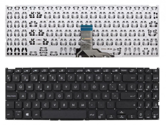 Tastatura laptop noua Asus X512 Black without FRAME US