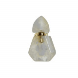 Pandantiv cristal natural cristal de stanca sticluta model 2 cu agatatoare aurie 45cm