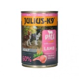 Julius K9, hrana umeda pentru caini, pate cu miel, 400 gr