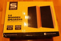 Boxe 2.0 Serioux SoundBoost 2000, 6W, USB foto