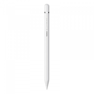 Touch Pen Baseus Smooth Writing 2 Series pentru Apple iPad, Versiune Plug-In Activ, Alb P80015806211-00 foto