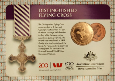 Australia 25 cents 2017 Distinguished Flying Cross (A002) foto