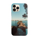 Husa compatibila cu Apple iPhone 11 Pro Max model Stairs to the sea, Silicon, TPU, Viceversa, Transparent, Carcasa