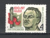 U.R.S.S.1981 100 ani nastere A.Gerrasimov-pictor MU.710, Nestampilat