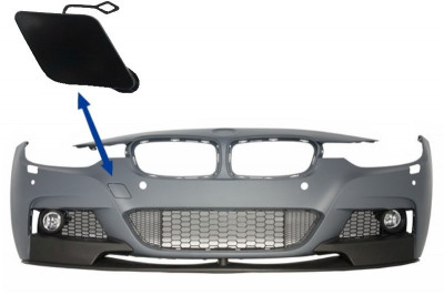 Capac Carlig Remorcare Bara Fata compatibil cu BMW Seria 3 F30 F31 Sedan Touring (2011-up) M-tech M Performance Design THCFBBMF30MP foto