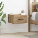 vidaXL Dulap de noapte stejar artizanal 35 x 35 x 20 cm Lemn compozit