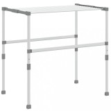Cumpara ieftin Uscator de rufe, 83x(50-55)x(40-85) cm, aluminiu