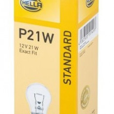 Set 10 Buc Bec Hella P21W 12V 21W 8GA 002 073-121