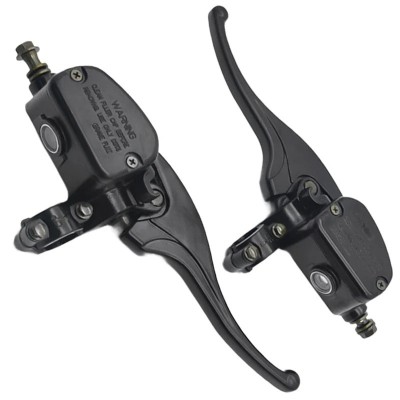 Maneta + Pompa Frana Hidraulica ATV Bashan - partea Dreapta - cu blocator foto