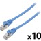 Cablul patch F/UTP 6 litat CCA PVC albastru 2m 26AWG