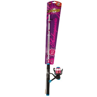 Kit Spinning pentru Copii SHAKESPEARE Cosmic Spinning Combo Pink, 12-38g foto