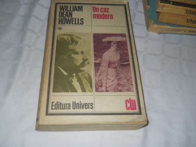 UN CAZ MODERN -WILLIAM DEAN HOWELLS,CARTE NOUA,1987 foto