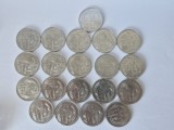 Lot de 19 de monede de 5 Lei 1978 -RSR -UNC -Luciu Monetar, Aluminiu