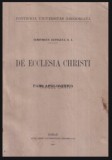De ecclesia Christi Pars apologetica Timotheus Zapelena S. I. 1940 400p