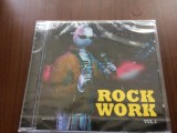 rock work Vol. 4 various selectii promo cd disc compilatie muzica synth pop rock glam disco funk r'n'r sandock media network sigilat nou