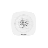 Sirena interior wireless AX PRO Hikvision DS-PS1-I-WE(B)-B(Blue Indicator); 868MHz two-way Tri-X wireless technology, distanta comunicare RF: 1600m in