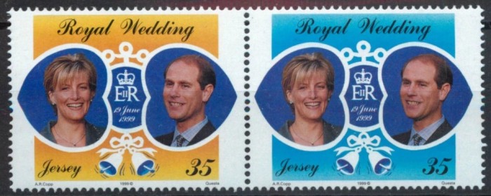 Jersey 1999 - Royal Wedding, personalități, serie neuzata