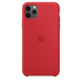 Husa Silicon Apple iPhone 11 Pro Max, MWYV2ZM/A, Rosu, Original Blister
