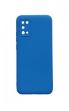Husa telefon compatibila cu Samsung Galaxy A02s, Albastru, Cu interior de catifea, 168HT, Silicon, Carcasa