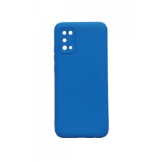 Husa telefon compatibila cu Samsung Galaxy A02s, Albastru, Cu interior de catifea, 168HT