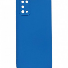 Husa telefon compatibila cu Samsung Galaxy A02s, Albastru, Cu interior de catifea, 168HT