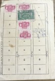 ACTE (4) Carnet abonat Radio-TV București (1970), evaluare: stare bună, conține timbre fiscale și ștampile epocă.