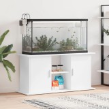 vidaXL Suport pentru acvariu, alb, 121x41x58 cm, lemn prelucrat