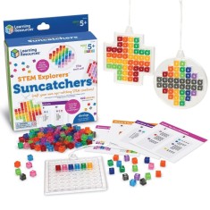 Joc de logica STEM - Decoratiuni pentru geam PlayLearn Toys
