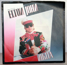 Elton John - Nikita (1985, Rocket Record) Disc vinil single 7&amp;quot; foto