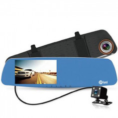 Camera Auto Oglinda iUni Dash 832, Dual Cam, Full HD, Night Vision, G Senzor, Unghi 170 grade foto