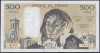 Bancnota Franta 500 Franci 1984 - P156e aUNC ( vezi descriere )