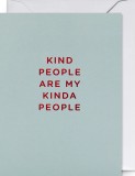 Felicitare - Cherished - Kind People Are My Kinda People - Mini Card | Lagom Design