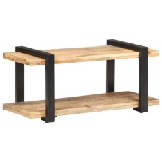 vidaXL Comodă TV, 90 x 40 x 40 cm, lemn de mango nefinisat 320493