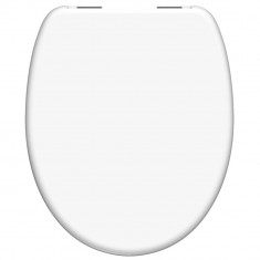 SCHÜTTE Scaun de toaleta Duroplast cu închidere silentioasa „WHITE” GartenMobel Dekor