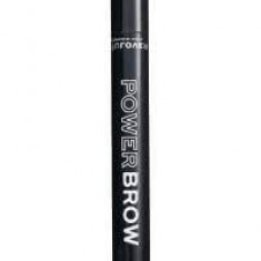 Revolution Power Brow creion sprâncene Dark Brown, 0,3 g