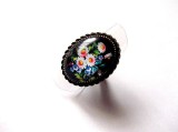 inel sticla cu flori 45707