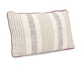 Cumpara ieftin Set 2 perne decorative bumbac bordeaux bej Morgan 50x30 cm