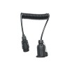 Adaptor priza remorca 7-13 pini cu cablu 2.2m Breckner Germany