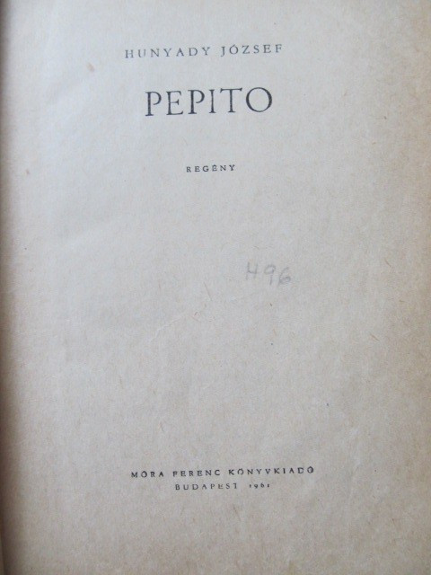 Pepito (lb. maghiara) - Hunyady Jozsef