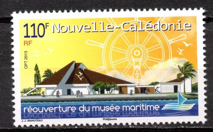 NOUA CALEDONIE 2013, Arhitectura, serie neuzată, MNH