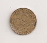 Moneda Franta - 20 Centimes 1963 v2, Europa