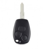 Carcasa cheie Topautochei&reg; pentru Dacia Renault Duster Logan Fluence Clio Sandero Master Vivaro Megane 3 butoane, Fara Brand