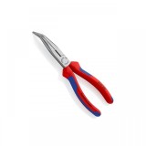 Cleste cu varf curb semirotund si tais, 200 mm, Knipex